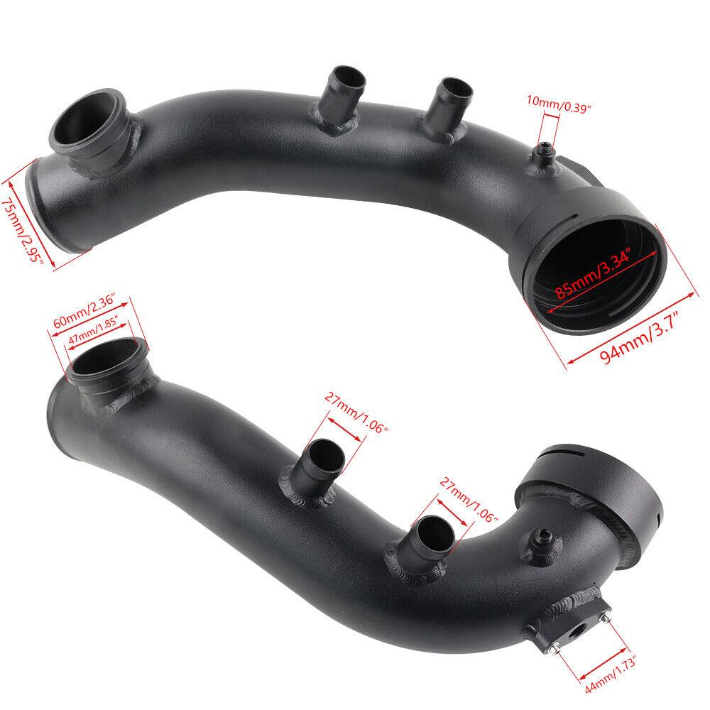 Black Air Intake Turbo Charge Pipe for BMW N54 E82 E88 E90 E91 E92 E93 135i 335i 335i Car Engine Parts Replacement