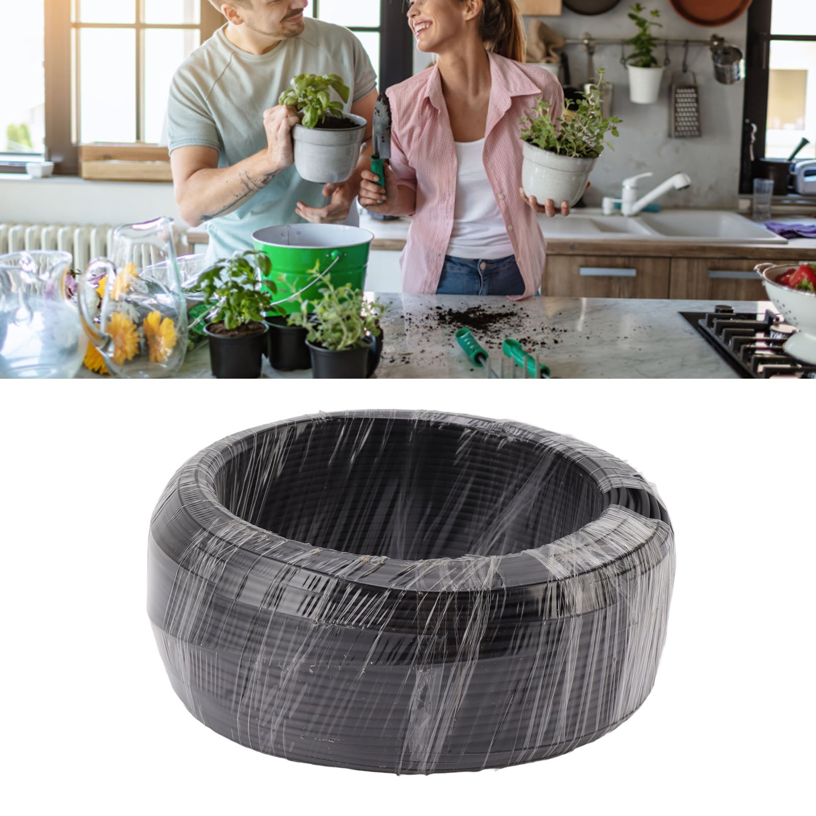 500g Black Aluminum Bonsai Training Wire - 8 Sizes for garden Horticulture & for plant Shaping