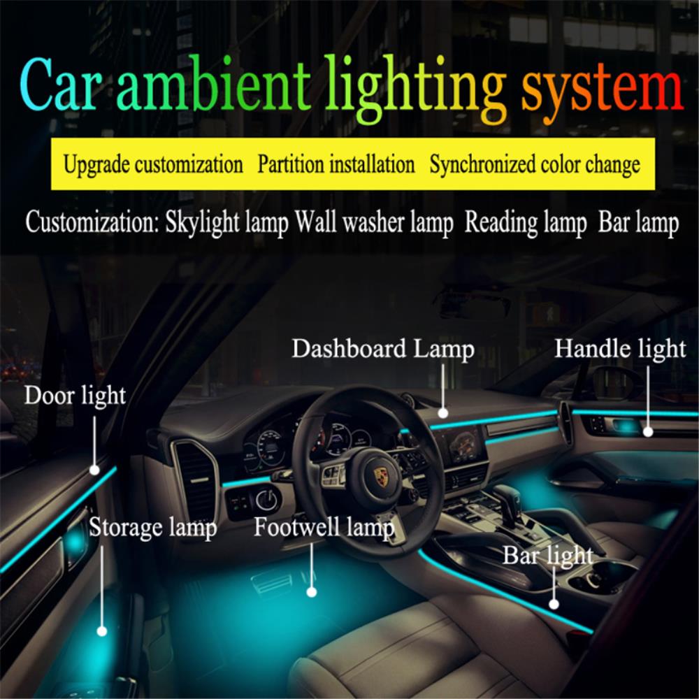 2 Kit Symphony Ambient Kit Dual Zone 18 in 1  12v Interior Light