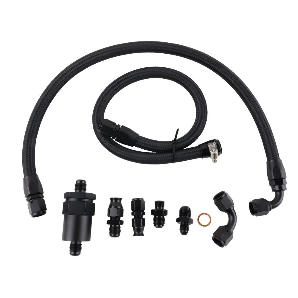 K Series Tucked Fuel Line Kit For Honda Civic Integra Feed Return Line K20 K24