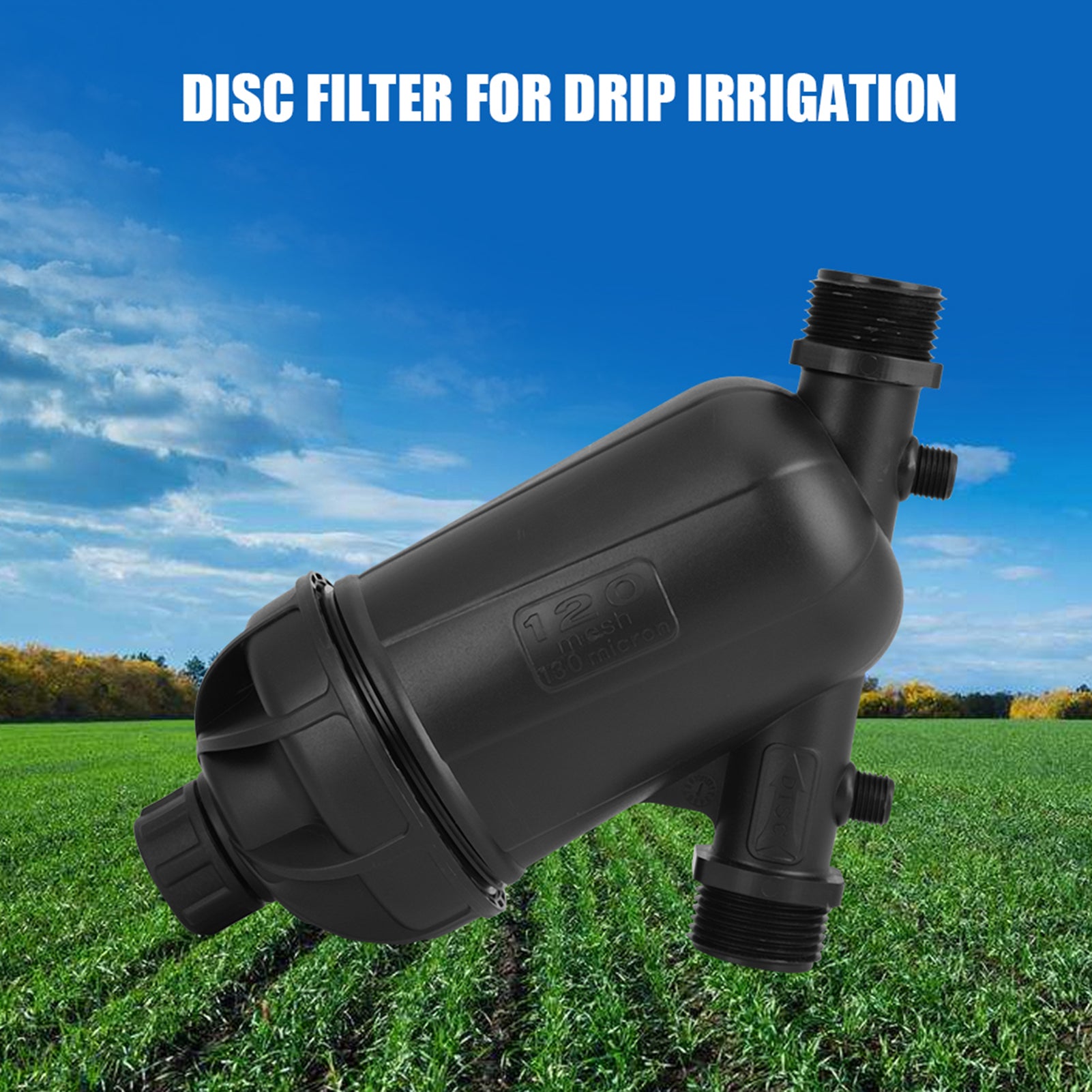 120 Mesh 130 Micron Disc Filter for drip Irrigation Garden Watering System