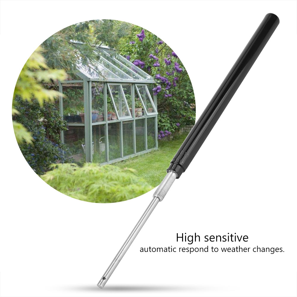 Solar-Powered Greenhouse Window Opener - Hydroponics Cylinder & Temp Sensor for Healthy Gardening