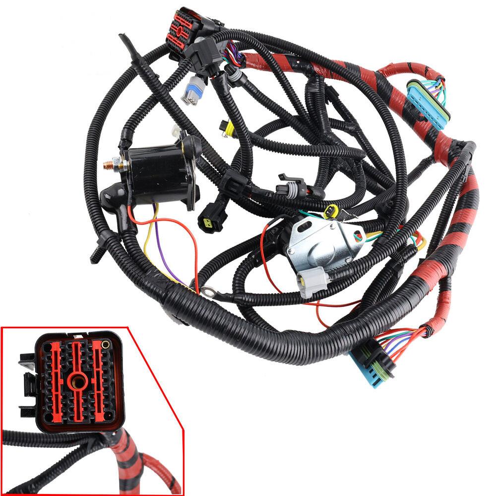 F81Z12B637EA Engine Wiring Harness For 1999-2001 Ford F-250 F-350 F-450 F-550 Super Duty F81Z-12B637-EA