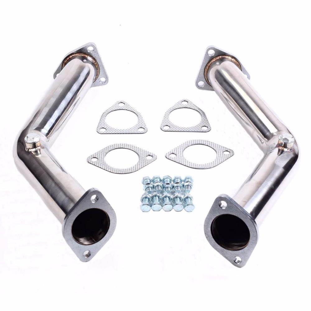 Exhaust Downpipe Pipes For NISSAN 350Z/G35 COUPE RACE PIPE 03-07
