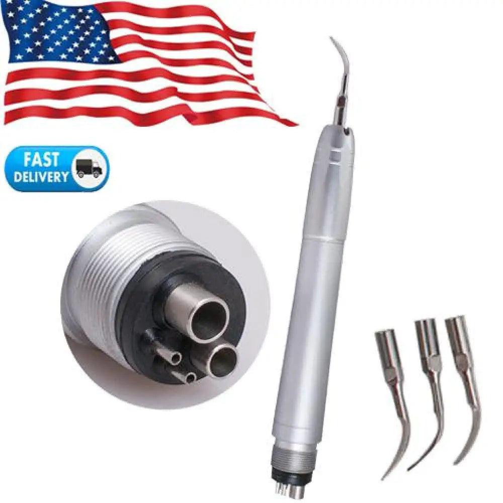 Genmine Get Professional Dental Cleaning With Air Scaler Handpiece - Ultrasonic Scaling For